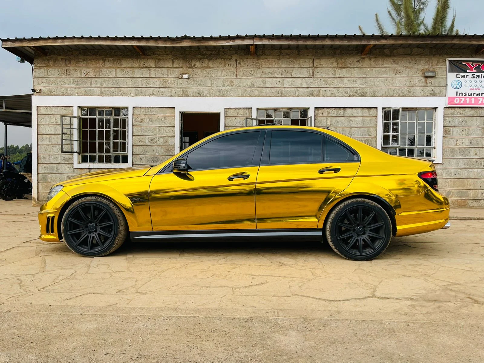 Mercedes Benz C63 AMG V8 Gold 2009 as New, Pay 30% Deposit OFFER