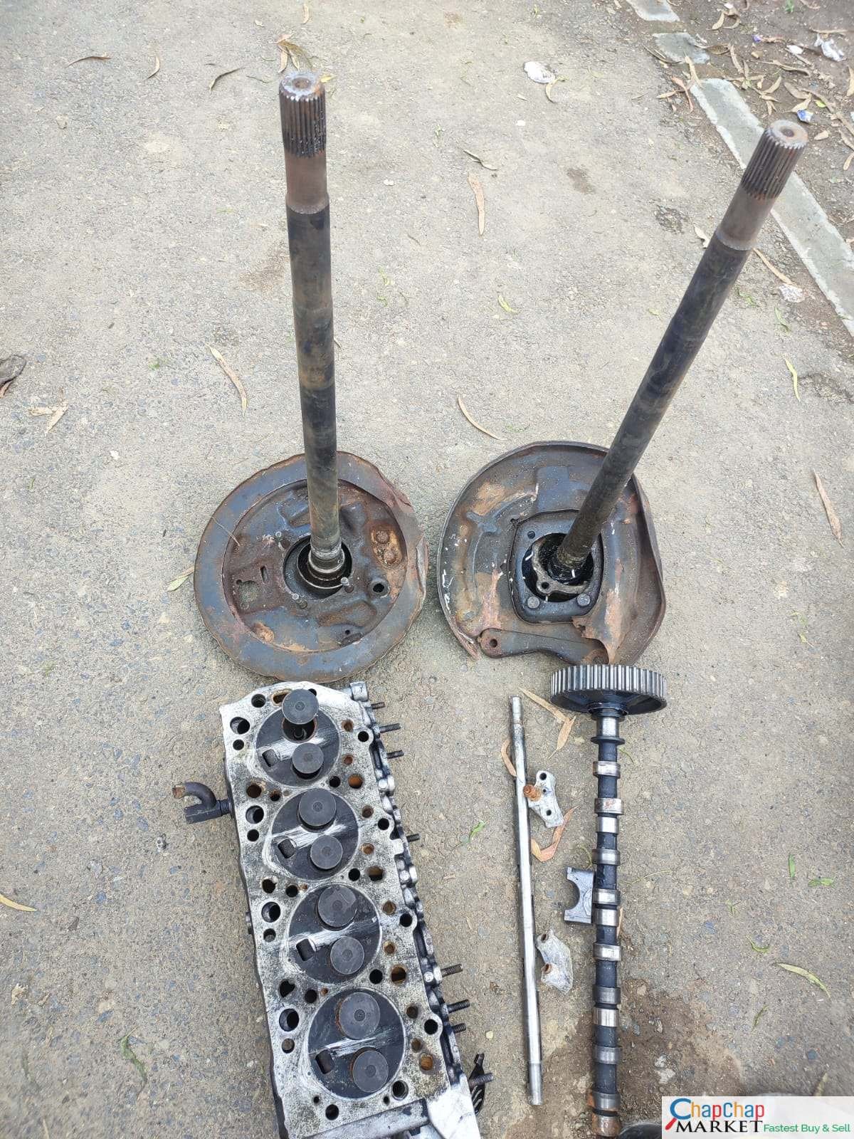 4d56 cylinder head for sale with nozzles, valves, camshaft  and brackets  2) Front axles for Pajero generation 2  Everything for ONLY 50K