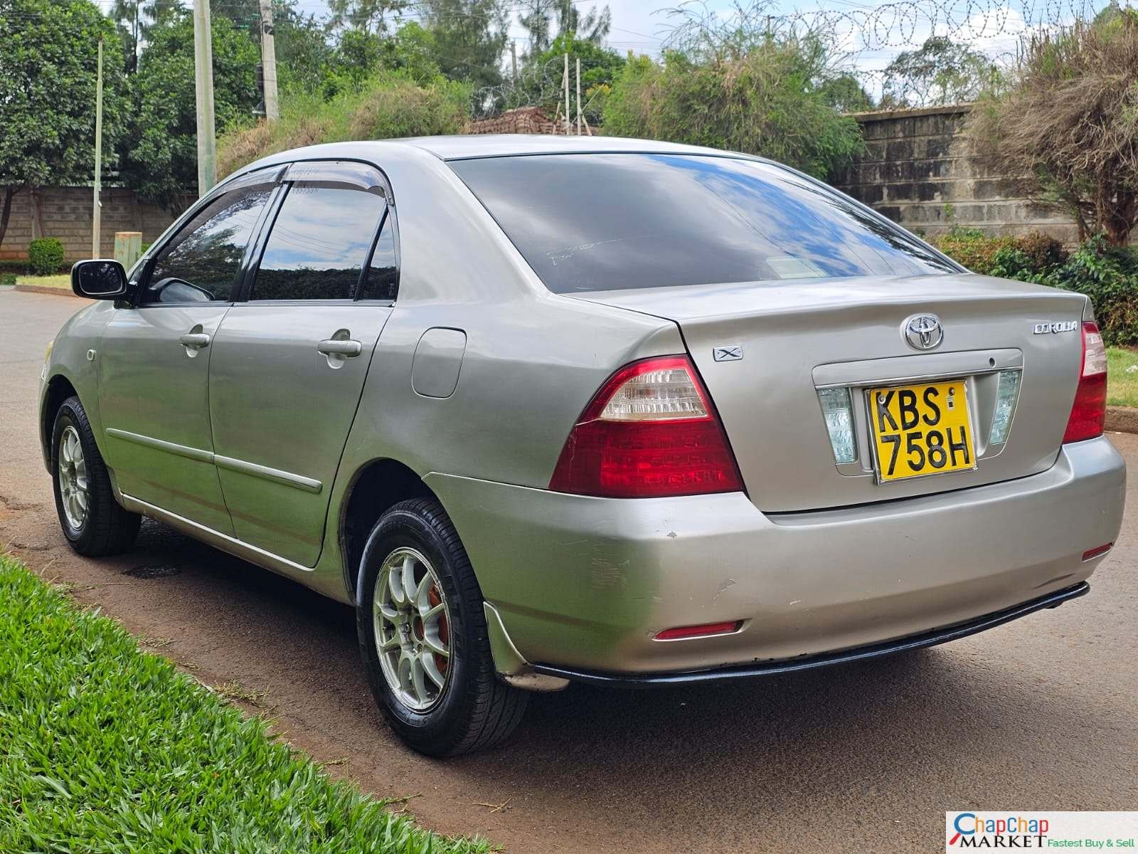 Toyota Corolla NZE hire purchase installments QUICK SALE You Pay 30% Deposit Trade in OK EXCLUSIVE nze kenya