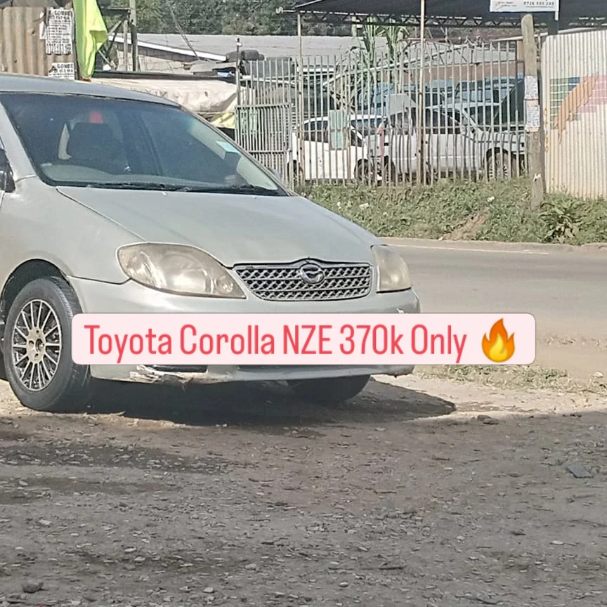Car/motor vehicle Cars For Sale in Kenya-Toyota Corolla NZE 370k Only QUICK SALE You Pay 30% Deposit Trade in OK EXCLUSIVE 9