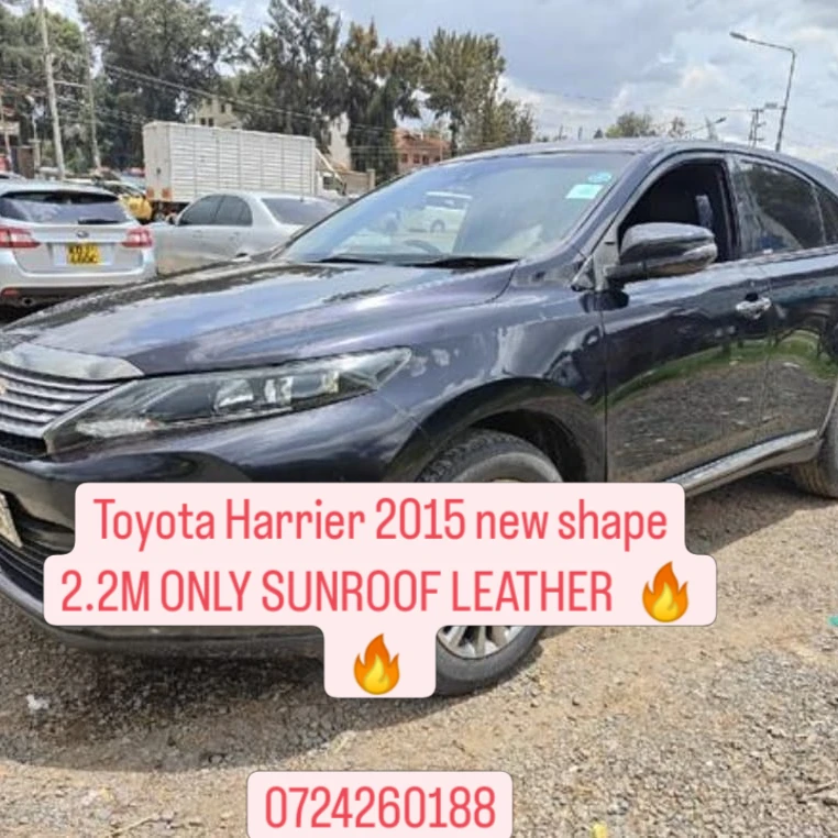 Toyota harrier New Sunroof shape QUICKEST SALE You Pay 30% Deposit Trade in OK Hire purchase installments