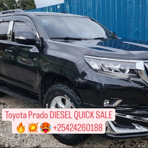 Toyota landcruiser prado Toyota Kenya local assembly QUICKEST SALE You Pay 30% Deposit Trade in OK Hire purchase installments