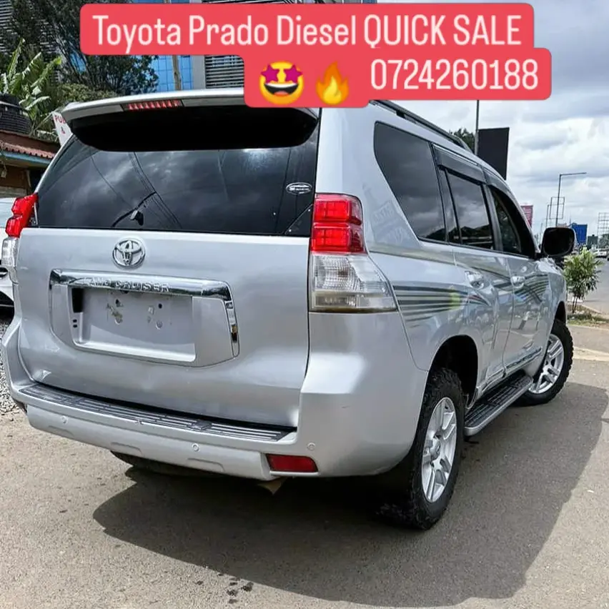 Car/motor vehicle Cars For Sale in Kenya-Toyota Land Cruiser PRADO DIESEL 🔥 🔥 Quick SALE TRADE IN OK EXCLUSIVE! Hire purchase installments j-150