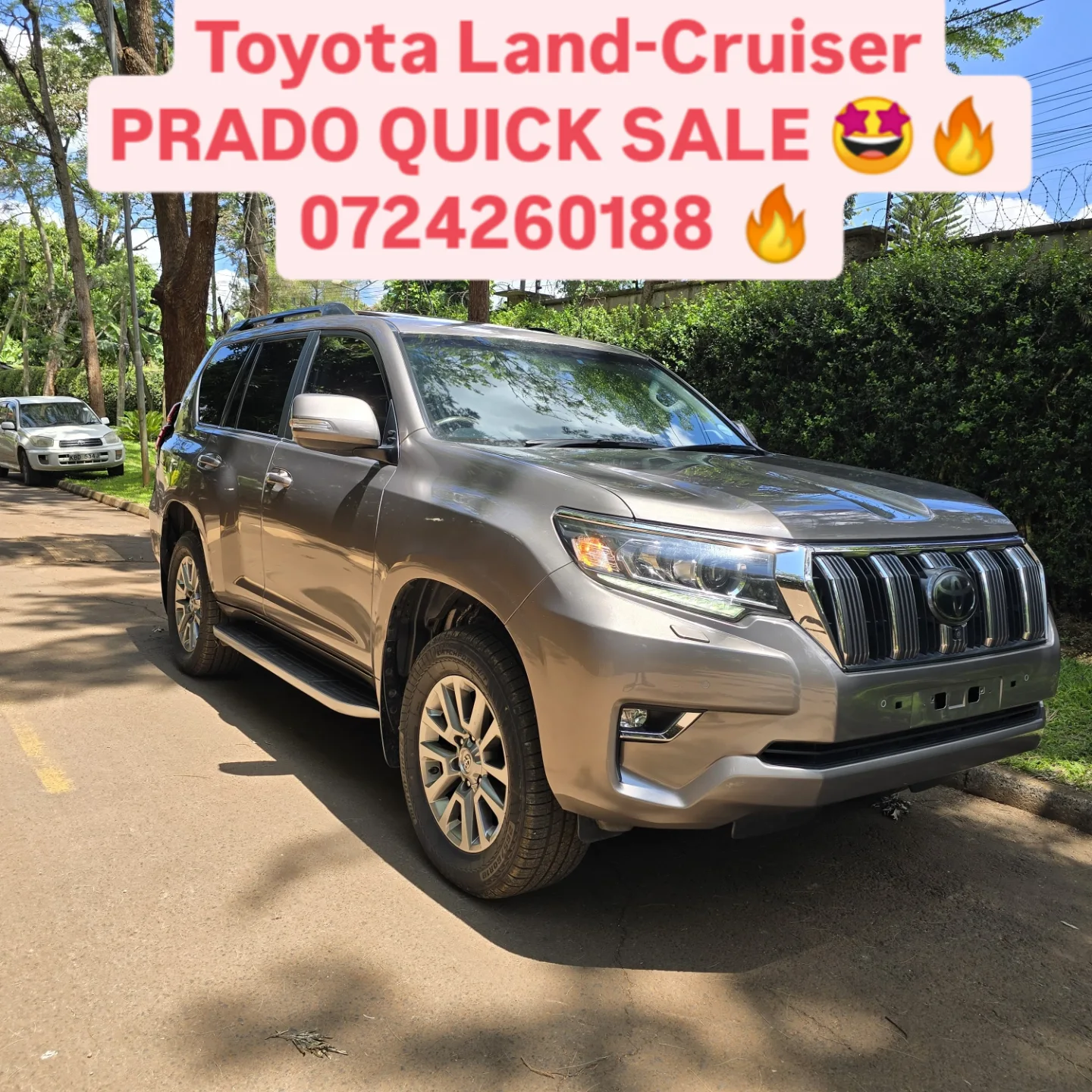 Toyota Land-Cruiser Prado VX-L New Arrival QUICK SALE You Pay 30% Deposit Hire purchase installments UpTo 70% financing/finance NO CRB STATUS CHECK Trade in OK