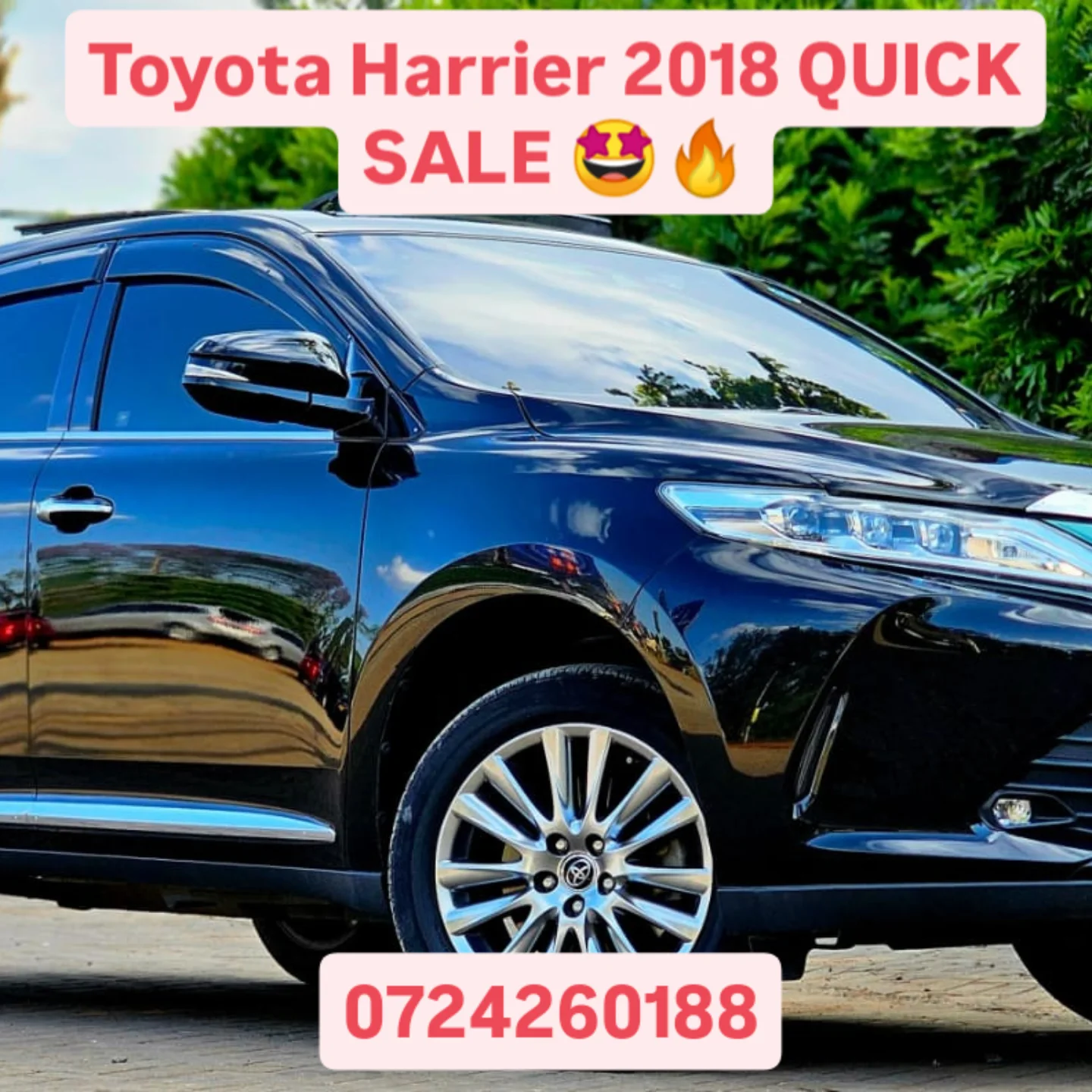 TOYOTA HARRIER 2018 SUNROOF LEATHER QUICK SALE new arrival You Pay 30% Deposit Hire purchase installments UpTo 70% financing/finance NO CRB STATUS CHECK Trade in OK New
