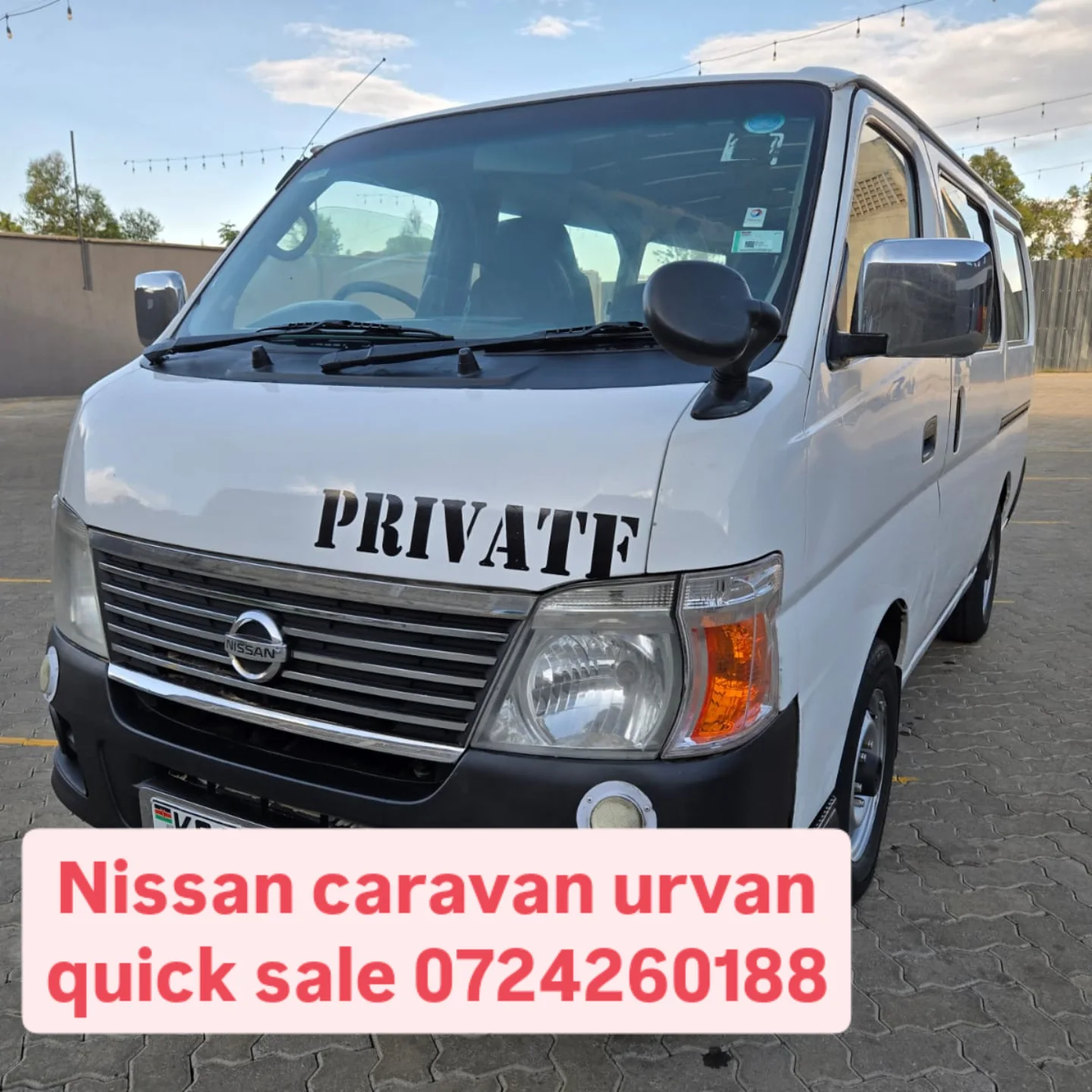 NISSAN CARAVAN PRIVATE QUICK SALE You Pay 30% Deposit Hire purchase installments UpTo 70% financing/finance NO CRB STATUS CHECK Trade in OK new