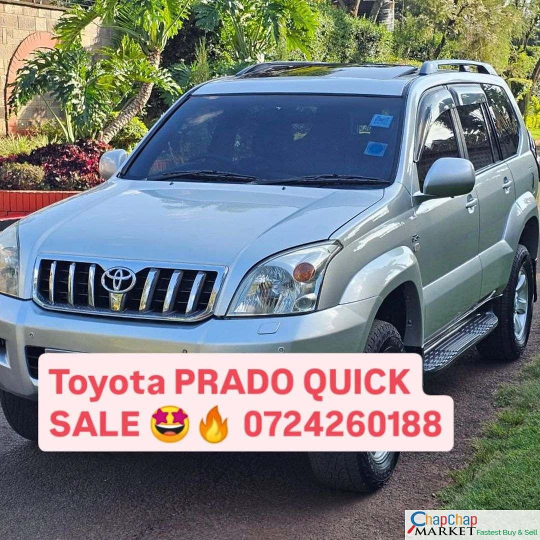Toyota Land-Cruiser Prado j-120 SUNROOF fully loaded QUICK SALE You Pay 30% Deposit Hire purchase installments UpTo 70% financing/finance NO CRB STATUS CHECK Trade in OK new