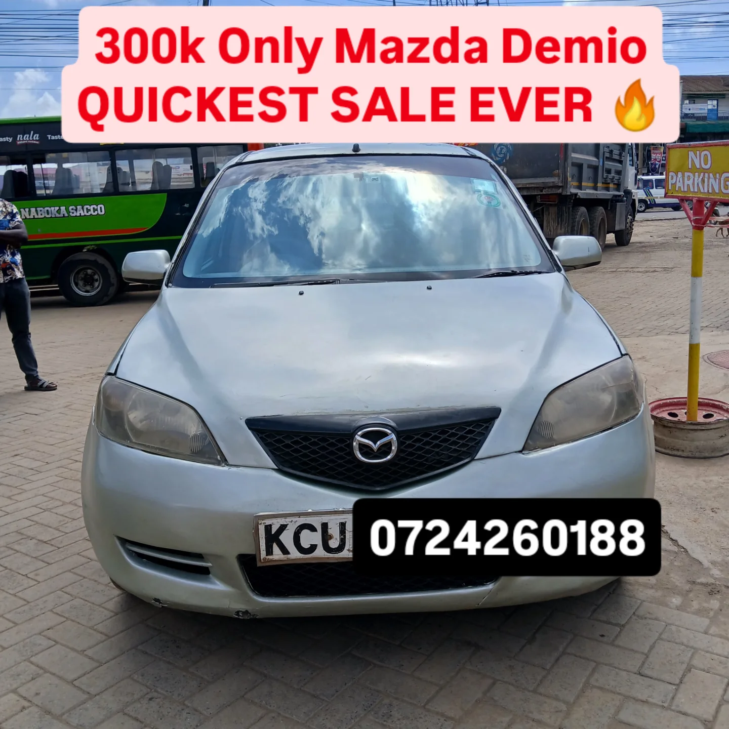 Mazda Demio KCU 300K ONLY 😲 🤯 QUICK SALE You Pay 30% Deposit Hire purchase installments HP UpTo 70% financing/finance NO CRB STATUS CHECK Trade in OK