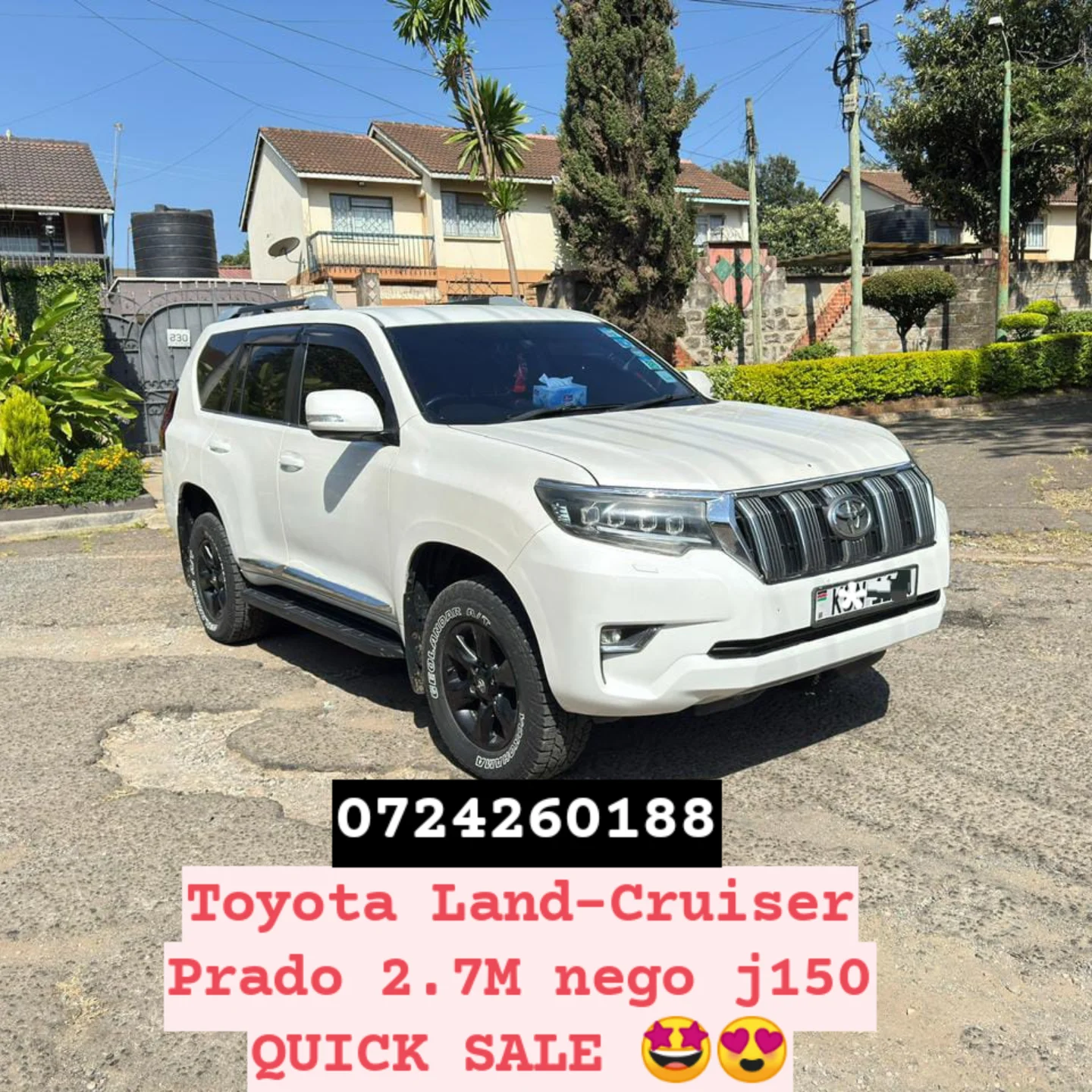 Toyota Land-Cruiser Prado j150 2.65M nego QUICK SALE You Pay 30% Deposit Hire purchase installments HP UpTo 70% financing/finance NO CRB STATUS CHECK Trade in OK