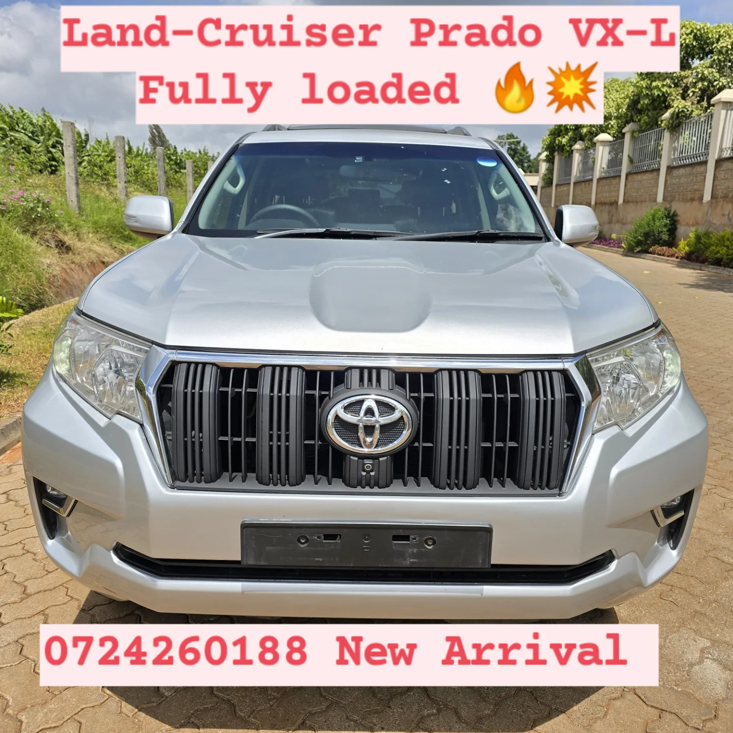 Car/motor vehicle Cars For Sale in Kenya-Toyota Land-Cruiser VX-L Fully Loaded DIESEL 3.0 New Arrival 🤩 QUICK SALE You Pay 30% Deposit Hire purchase installments HP UpTo 70% financing/finance NO CRB STATUS CHECK Trade in OK 21
