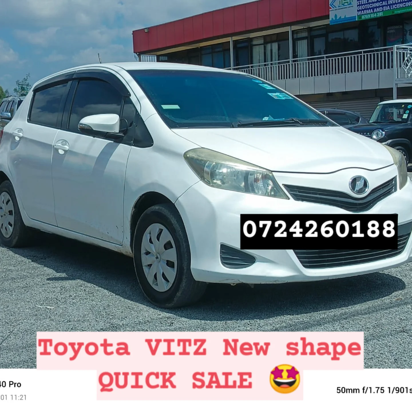 Toyota Vitz 1300𝙘𝙘 1.3L New Shape QUICK SALE You Pay 30% Deposit Hire purchase installments HP UpTo 70% financing/finance NO CRB STATUS CHECK Trade in OK (SOLD)
