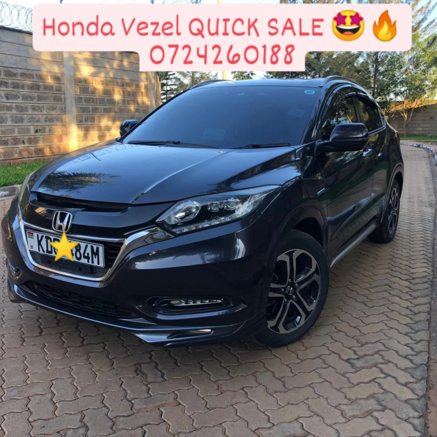 Car/motor vehicle Cars For Sale in Kenya-Honda Vezel QUICK SALE You Pay 30% Deposit Hire purchase installments HP UpTo 70% financing/finance NO CRB STATUS CHECK Trade in OK Hybrid