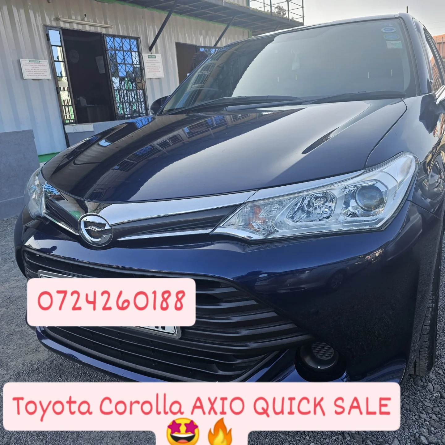 Toyota Corolla AXIO New Shape New Arrival QUICK SALE You Pay 30% Deposit Hire purchase installments HP UpTo 70% financing/finance NO CRB STATUS CHECK Trade in OK New