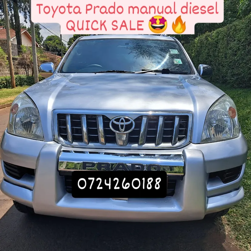 Toyota Land-Cruiser Prado Manual j120 DIESEL fully loaded QUICK SALE You Pay 30% Deposit Hire purchase installments HP UpTo 70% financing/finance NO CRB STATUS CHECK Trade in OK