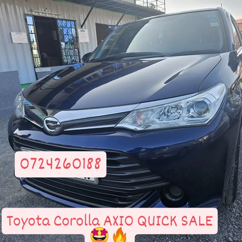 Toyota Corolla AXIO New Shape New Arrival QUICK SALE You Pay 30% Deposit Hire purchase installments HP UpTo 70% financing/finance NO CRB STATUS CHECK Trade in OK New