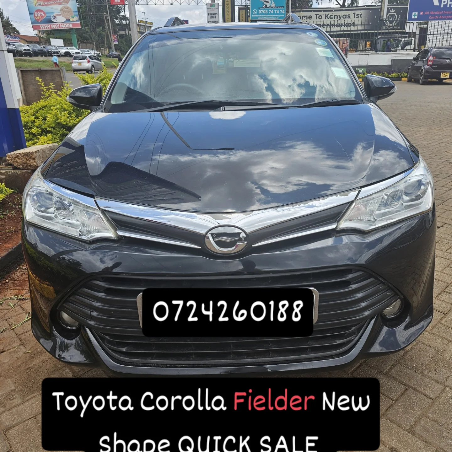 Toyota Corolla Fielder New shape HYBRID 🤩 QUICK SALE You Pay 30% Deposit Hire purchase installments HP UpTo 70% financing/finance NO CRB STATUS CHECK Trade in OK