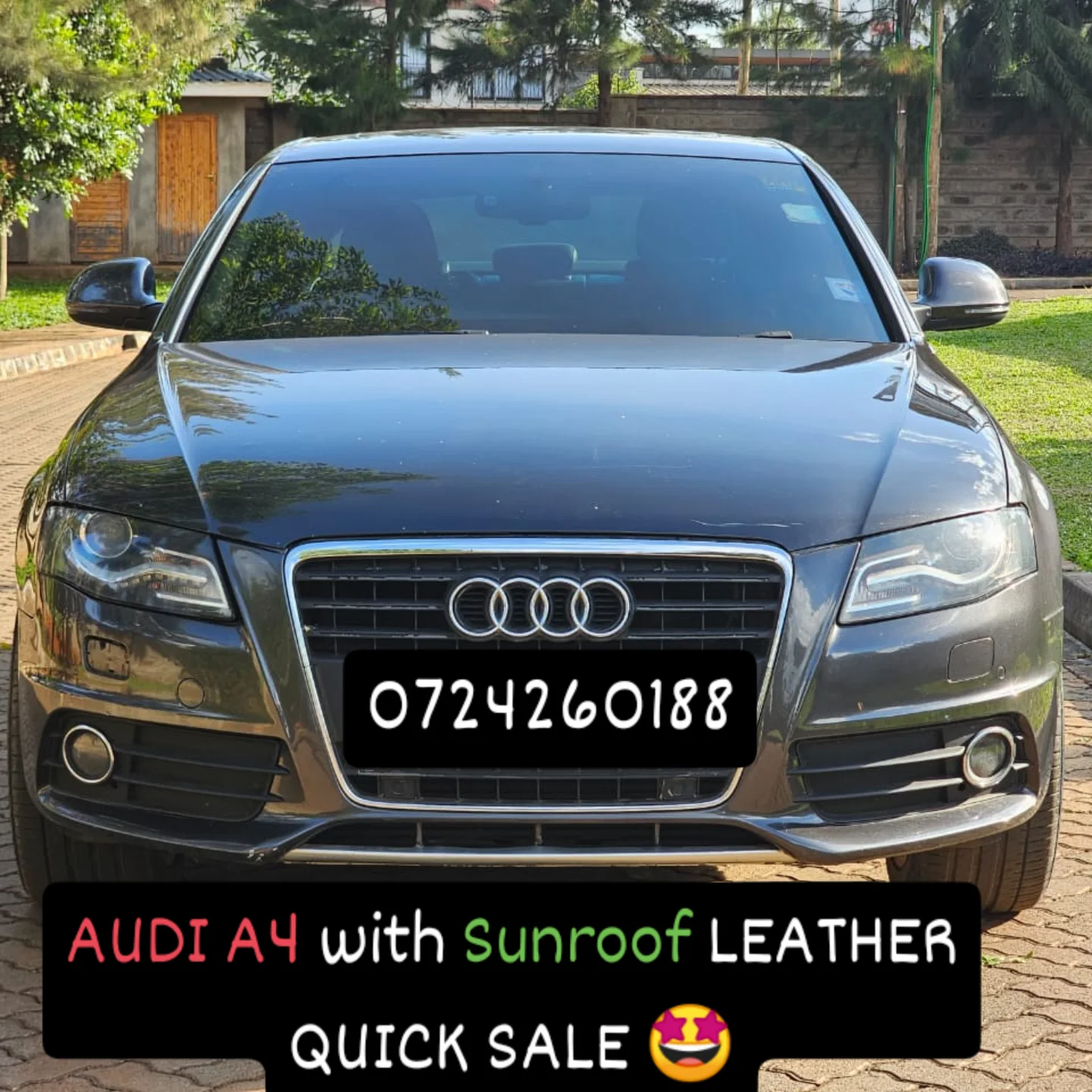AUDI A-4 with SUNROOF fully loaded QUICK SALE DEAL ON OFFER You Pay 30% Deposit Hire purchase installments HP UpTo 70% financing/finance NO CRB STATUS CHECK Trade in OK