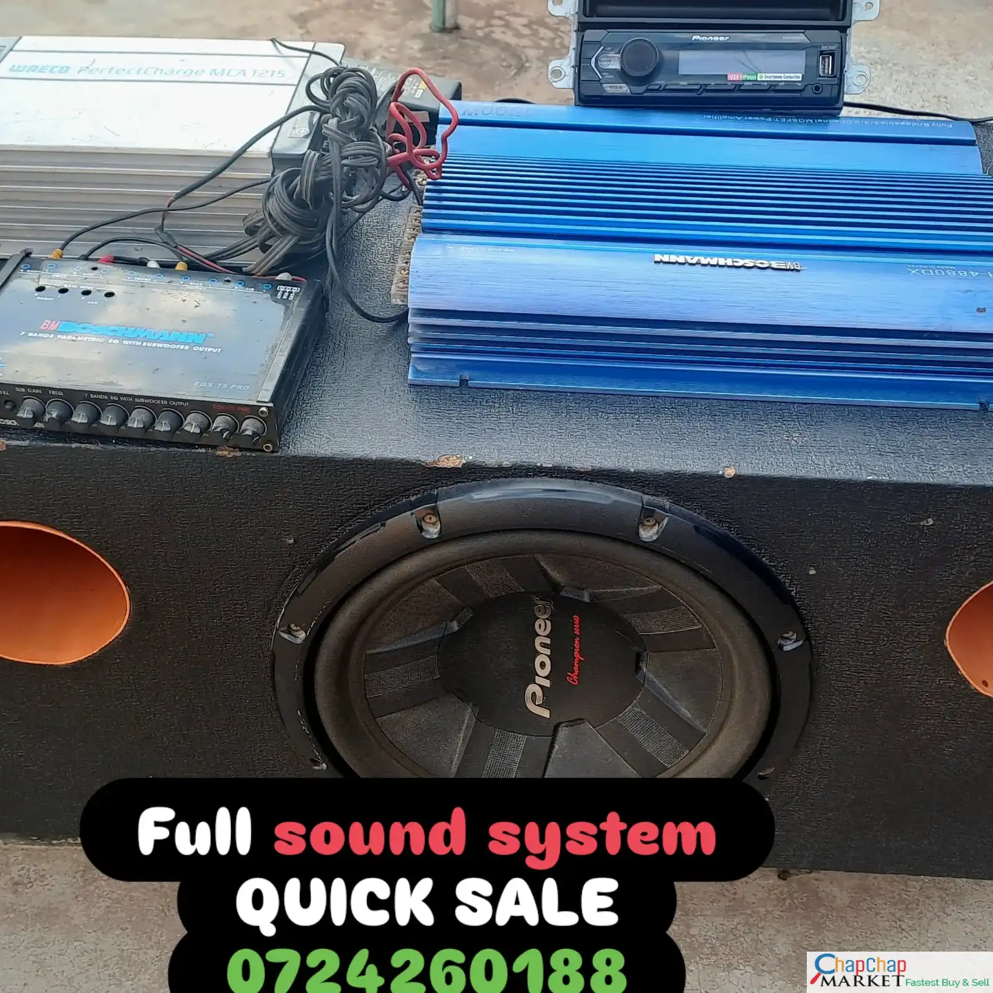 Car sound system for sale QUICK SALE  pioneer