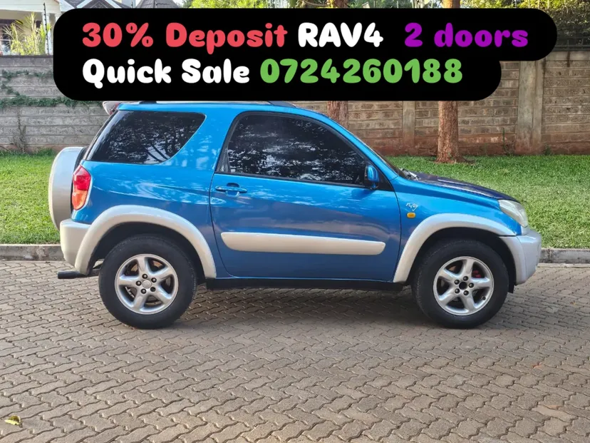 Toyota Rav4 3 Doors  QUICK SALE. Cars from 150K, 30% Deposit lipa pole pole. Hire purchase installments HP. UpTo 70% financing/finance NO CRB STATUS CHECK Trade in OK