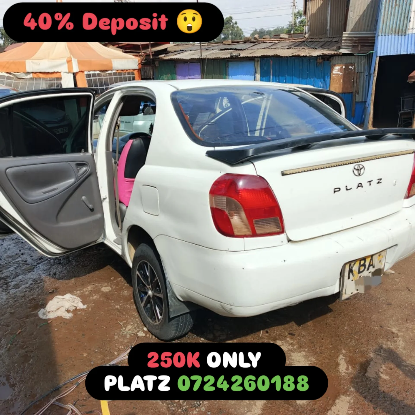 Toyota Platz 😲 😲 QUICK SALE. Cars from 150K, 30% Deposit lipa pole pole. Hire purchase installments HP. UpTo 70% financing/finance NO CRB STATUS CHECK Trade in OK