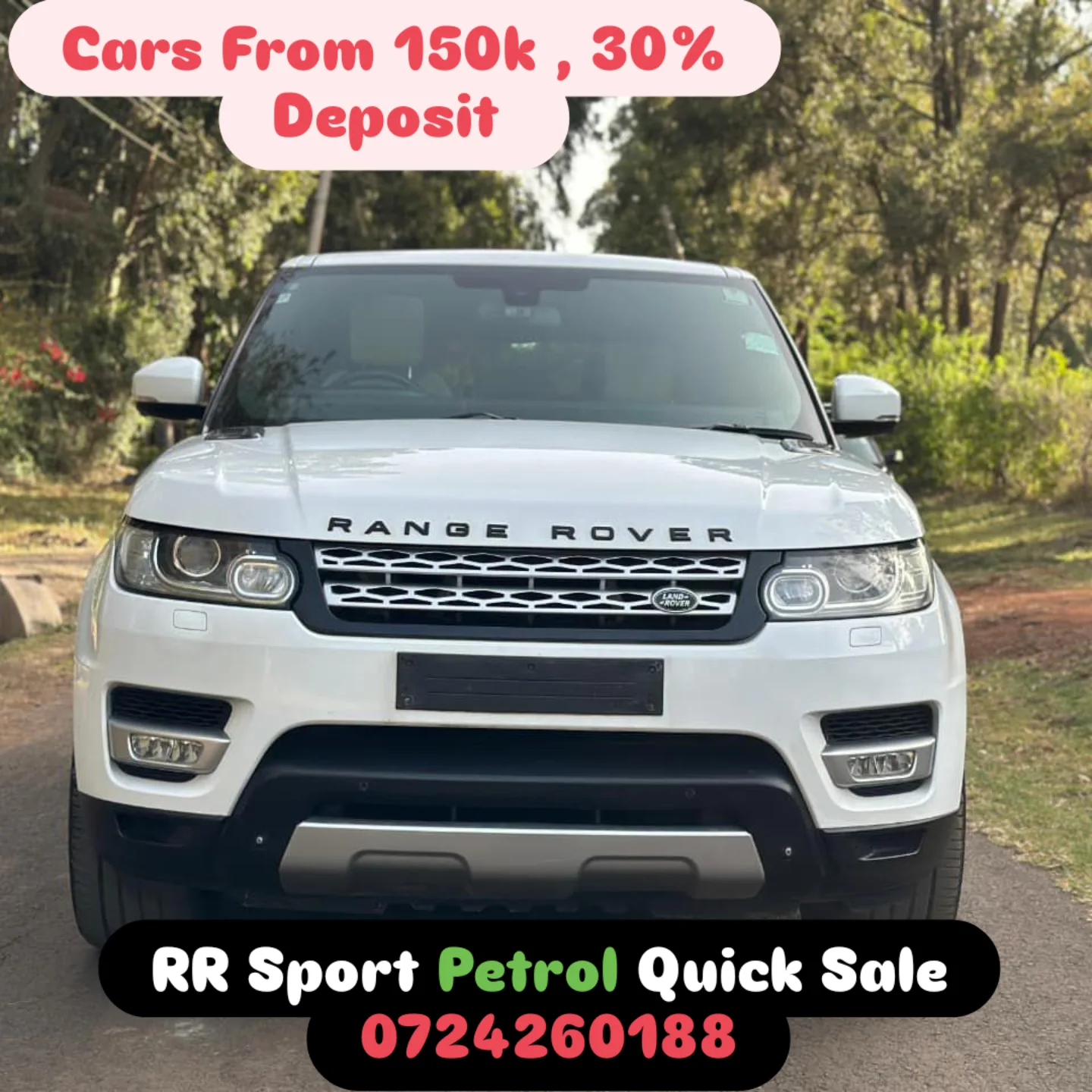 Range Rover Sport HSE Petrol On offer 😲 QUICK SALE. Cars from 150K, 30% Deposit lipa pole pole. Hire purchase installments HP. UpTo 70% financing/finance NO CRB STATUS CHECK Trade in OK