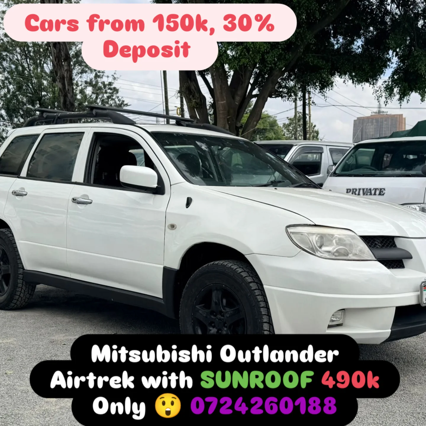 Mitsubishi Outlander Airtrek with SUNROOF QUICK SALE Asian Owner. Cars from 150K, 30% Deposit lipa pole pole. Hire purchase installments HP. UpTo 70% financing/finance NO CRB STATUS CHECK Trade in OK