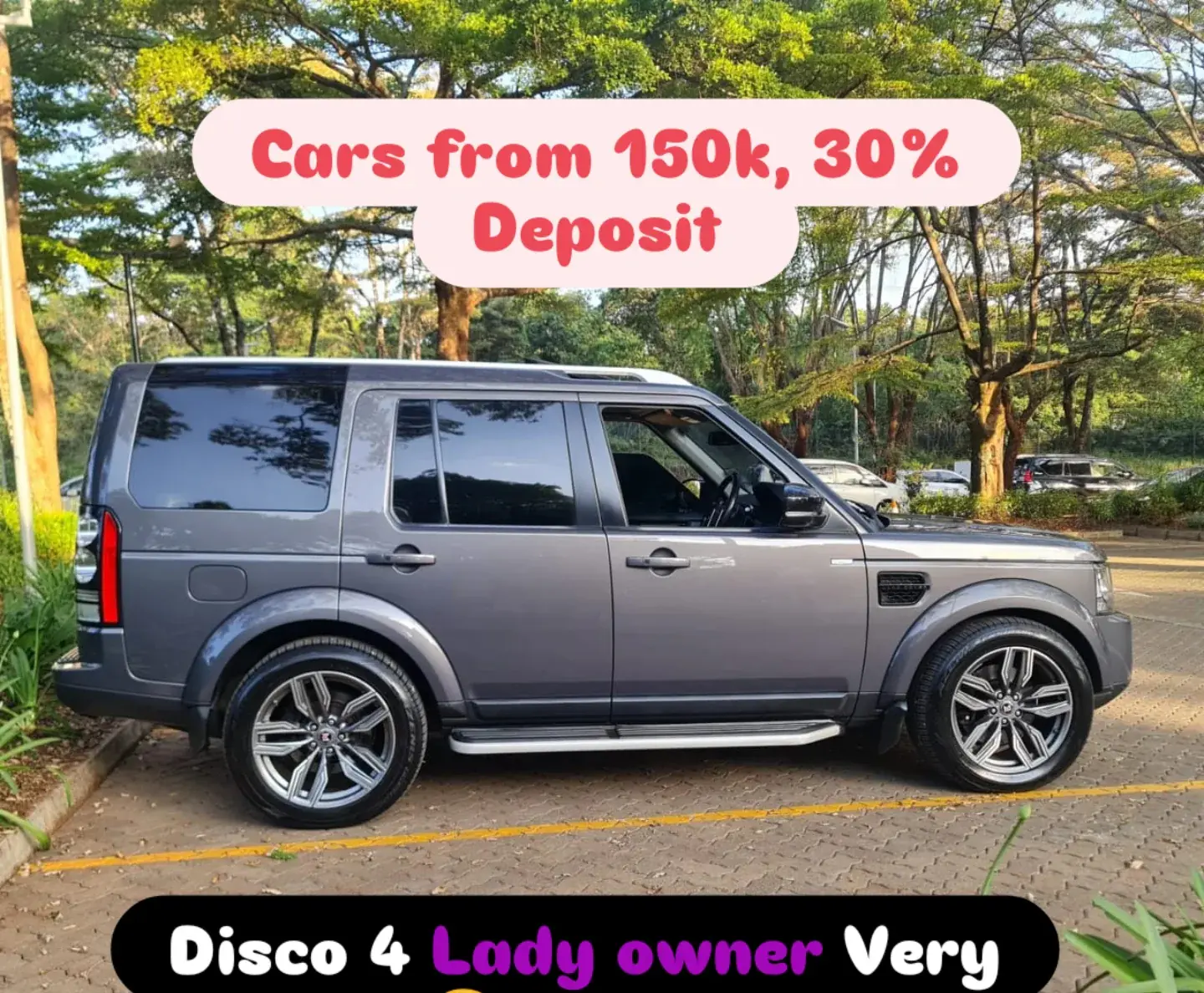 Land Rover Discovery 4 LAND-MARK Lady owner Very clean Triple SUNROOF 😲 QUICK SALE. Cars from 150K, 30% Deposit lipa pole pole. Hire purchase installments HP. UpTo 70% financing/finance NO CRB STATUS CHECK Trade in OK