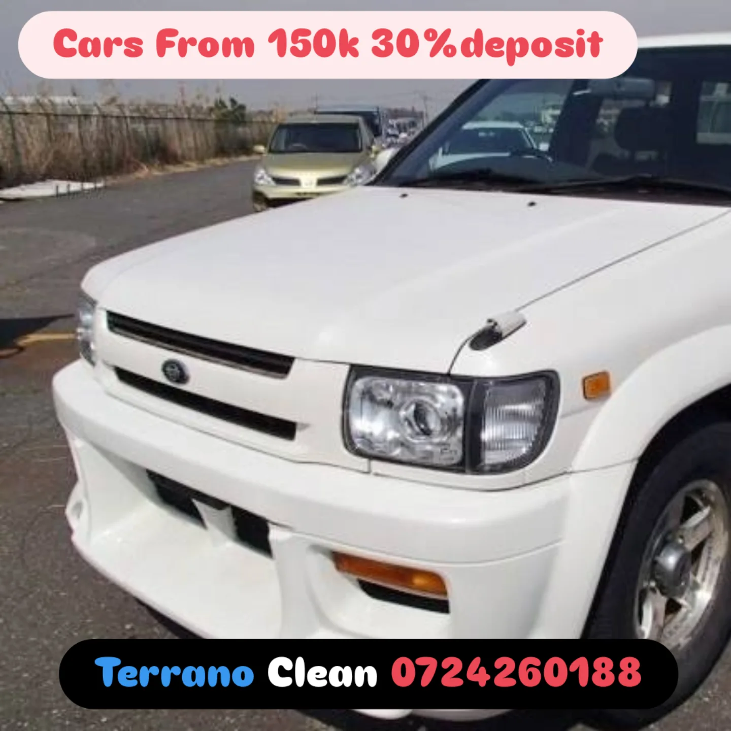 Nissan Terrano On offer 😲 QUICK SALE. Cars from 150K, 30% Deposit lipa pole pole. Hire purchase installments HP. UpTo 70% financing/finance NO CRB STATUS CHECK Trade in Ok Isuzu bighorn