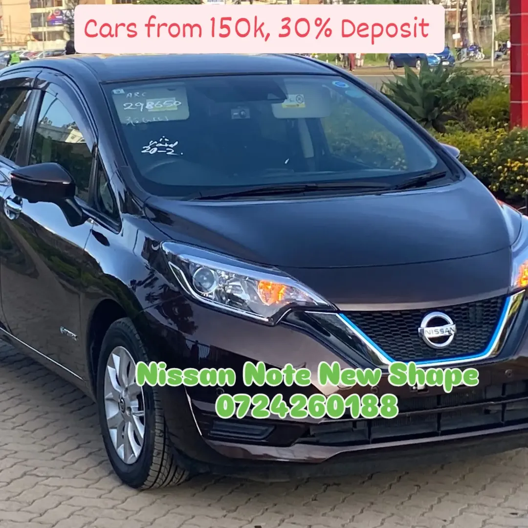 Nissan Note New Shape New Arrival QUICK SALE. Cars from 150K, 30% Deposit lipa pole pole. Hire purchase installments HP. UpTo 70% financing/finance NO CRB STATUS CHECK Trade in OK