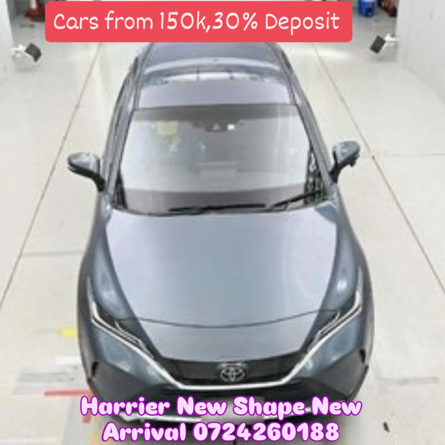 Toyota Harrier Newest Shape 😲 QUICK SALE. Cars from 150K, 30% Deposit lipa pole pole. Hire purchase installments HP. UpTo 70% financing/finance NO CRB STATUS CHECK Trade in OK