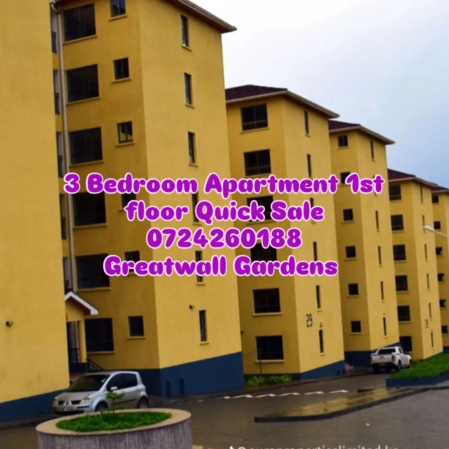 3 bedroom 5th Flr on Distress on Sale Apartment For Sale Ground floor on Sale Athi River with All Amenities like Malls, Schools Swimming Pool etc