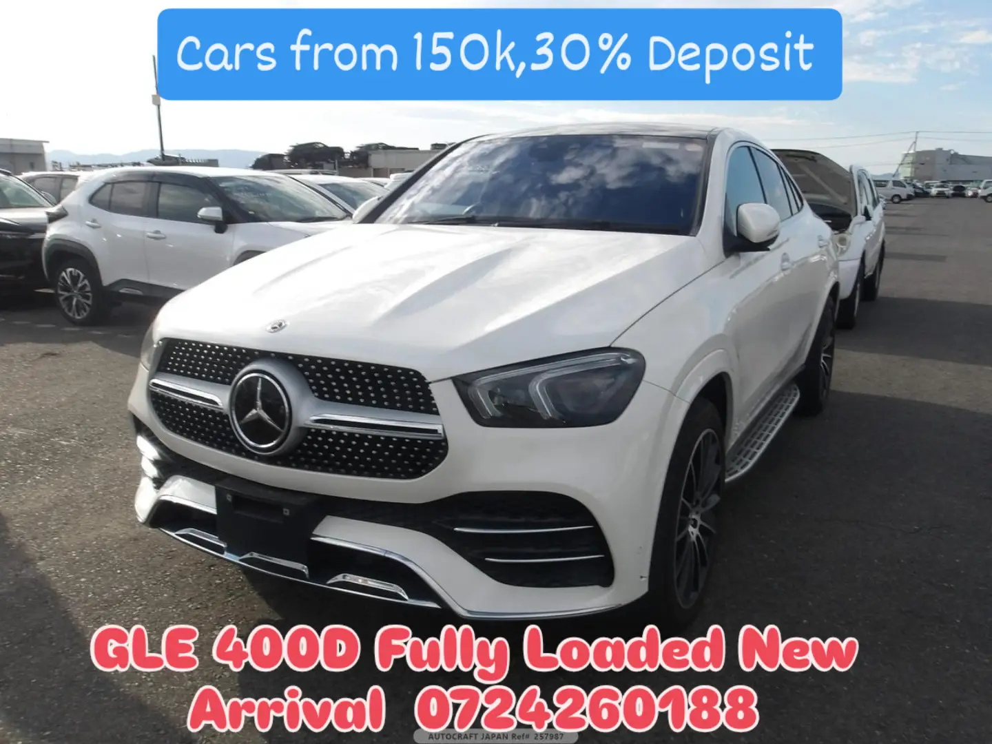 Cars For Sale in Kenya Car/motor vehicle-Mercedes Benz GLE 400D Panoramic etc😲 💪 Fully Loaded QUICK SALE. Cars from 150K, 30% Deposit lipa pole pole. Hire purchase installments HP Car IMPORT 0% DEPOSIT. UpTo 70% financing/finance NO CRB STATUS CHECK Trade in OK 9