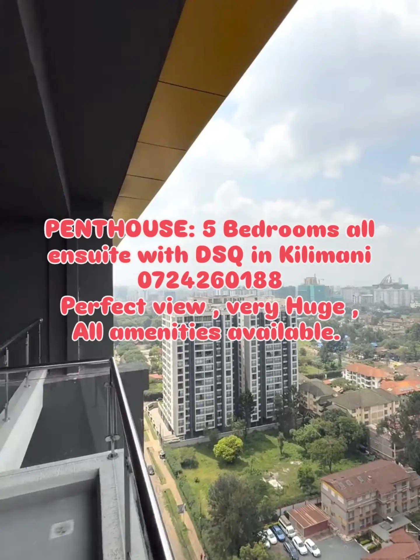 PENTHOUSE: 5 Bedrooms all ensuite with DSQ in Kilimani 0724260188