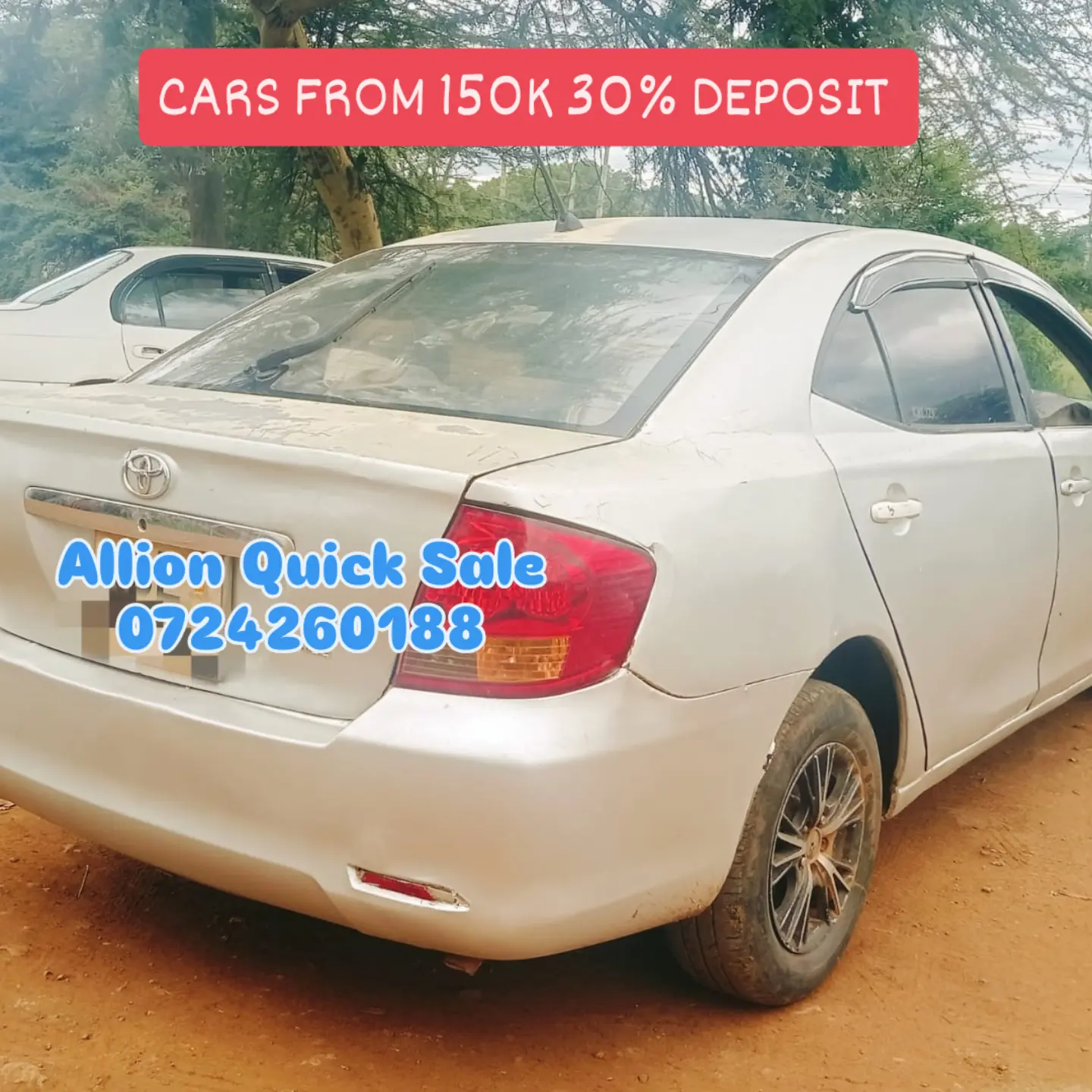 Cars For Sale in Kenya Car/motor vehicle-Toyota Allion 240 440K Only Very clean 😲 QUICK SALE 😲. Cars from 150K, 30% Deposit lipa pole pole. Hire purchase installments HP. UpTo 70% financing/finance NO CRB STATUS CHECK Trade in OK 11