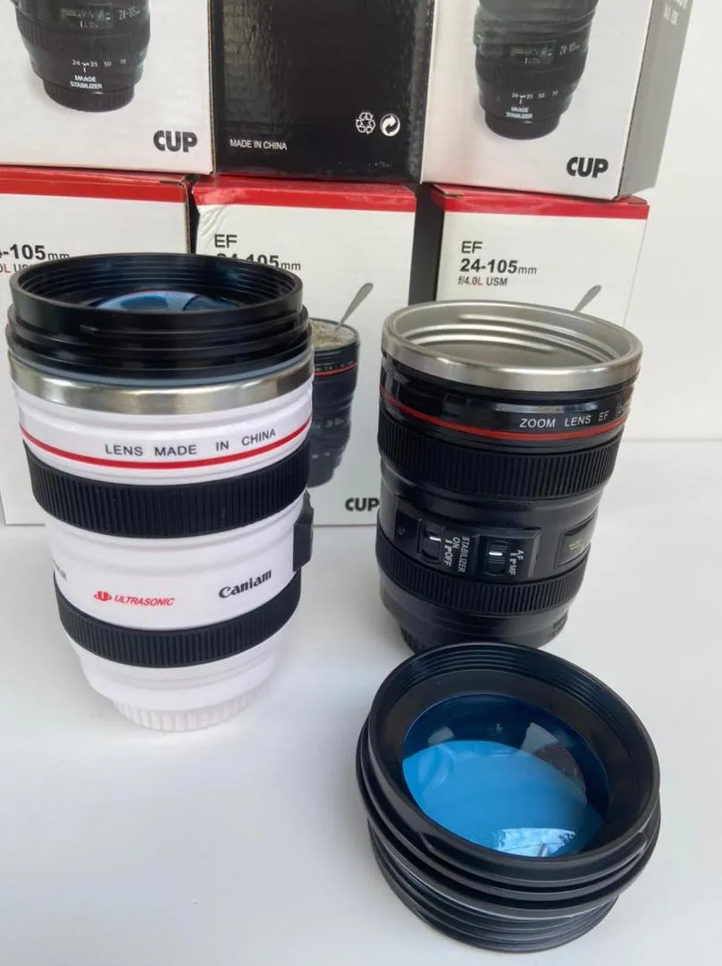 Photography-300ml Camera lens thermocup now available @Ksh 999 wholesale price