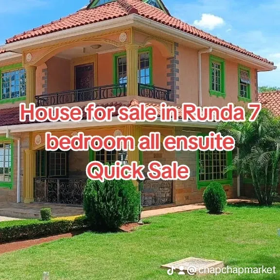 7 bedroom all ensuite in Runda Evergreen house for sale in runda QUICK SALE